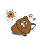 夏！毎年使える！にゃんぴーす（個別スタンプ：21）