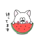 夏！毎年使える！にゃんぴーす（個別スタンプ：30）