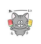 夏！毎年使える！にゃんぴーす（個別スタンプ：34）