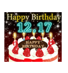 12月下旬❤️日付入❤️誕生日おめでとう❣️（個別スタンプ：2）