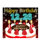 12月下旬❤️日付入❤️誕生日おめでとう❣️（個別スタンプ：11）