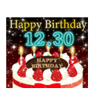 12月下旬❤️日付入❤️誕生日おめでとう❣️（個別スタンプ：15）