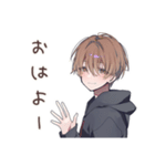 ゆるパーカーくんの家族お説教（個別スタンプ：2）