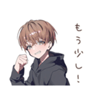 ゆるパーカーくんの家族お説教（個別スタンプ：11）