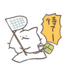 アツアツ！しろにゃんのヤバい夏（個別スタンプ：4）