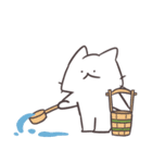 アツアツ！しろにゃんのヤバい夏（個別スタンプ：20）