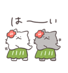 アツアツ！しろにゃんのヤバい夏（個別スタンプ：24）