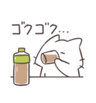 アツアツ！しろにゃんのヤバい夏（個別スタンプ：28）