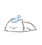 アツアツ！しろにゃんのヤバい夏（個別スタンプ：30）