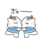 アツアツ！しろにゃんのヤバい夏（個別スタンプ：33）