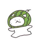 アツアツ！しろにゃんのヤバい夏（個別スタンプ：37）