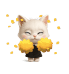 年中ずっ〜と使える★愛猫のスタンプ【3D】（個別スタンプ：29）
