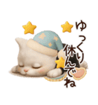 年中ずっ〜と使える★愛猫のスタンプ【3D】（個別スタンプ：40）