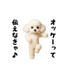 エッホエッホトイプードル（個別スタンプ：4）