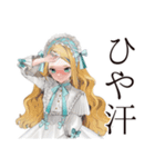 夏のゴシック＆ロリータガール（個別スタンプ：23）