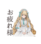 夏のゴシック＆ロリータガール（個別スタンプ：31）