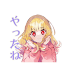 朝が苦手なパーカーの女の子（個別スタンプ：8）