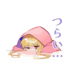 朝が苦手なパーカーの女の子（個別スタンプ：15）