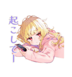朝が苦手なパーカーの女の子（個別スタンプ：38）