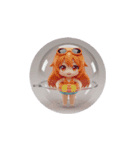 夏をイメージしたカプセルトイスタンプ（個別スタンプ：6）
