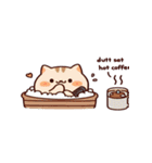 お風呂猫 疑問がある,（個別スタンプ：21）