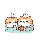 お風呂猫 大爆笑,（個別スタンプ：6）