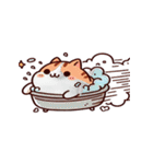 お風呂猫 大爆笑,（個別スタンプ：13）