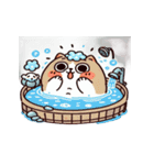 お風呂猫 大爆笑,（個別スタンプ：14）