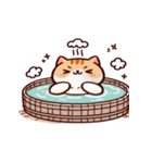 お風呂猫 怒ってる,（個別スタンプ：7）