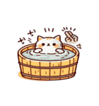 お風呂猫 怒ってる,（個別スタンプ：28）