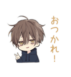 ちびパーカーくんの全力肯定メッセージ（個別スタンプ：3）