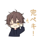 ちびパーカーくんの全力肯定メッセージ（個別スタンプ：12）