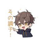 ちびパーカーくんの全力肯定メッセージ（個別スタンプ：27）