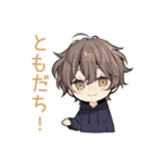 ちびパーカーくんの全力肯定メッセージ（個別スタンプ：33）
