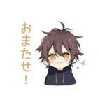 ちびパーカーくんの全力肯定メッセージ（個別スタンプ：37）