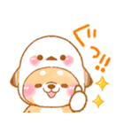 ❤️シマエナガといやしばいぬ❤️柴犬/敬語（個別スタンプ：14）