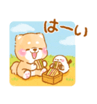 ❤️シマエナガといやしばいぬ❤️柴犬/敬語（個別スタンプ：16）