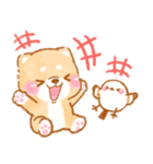 ❤️シマエナガといやしばいぬ❤️柴犬/敬語（個別スタンプ：22）