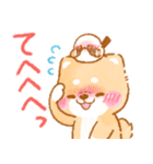 ❤️シマエナガといやしばいぬ❤️柴犬/敬語（個別スタンプ：30）