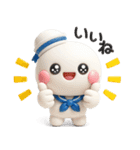 夏に一番使える♡やさしいマリンのスタンプ（個別スタンプ：5）