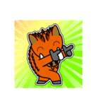 イノシシ「風」 11 [文字無し]（個別スタンプ：11）