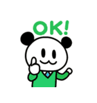 ぱんだぴ 017：ワークチャット英語（個別スタンプ：2）