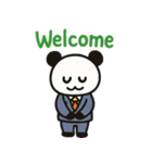 ぱんだぴ 017：ワークチャット英語（個別スタンプ：5）