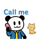 ぱんだぴ 017：ワークチャット英語（個別スタンプ：10）