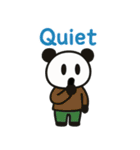 ぱんだぴ 017：ワークチャット英語（個別スタンプ：20）