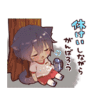 夏のツンデレ猫耳少年2025（個別スタンプ：24）