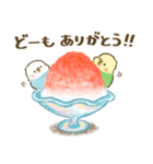 夏のインコたち（個別スタンプ：9）