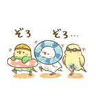 夏のインコたち（個別スタンプ：13）