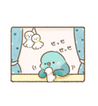 夏のインコたち（個別スタンプ：17）