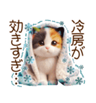 真夏の思いやり猫❁⃘*（個別スタンプ：25）
